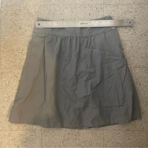 Grey ruched skirt